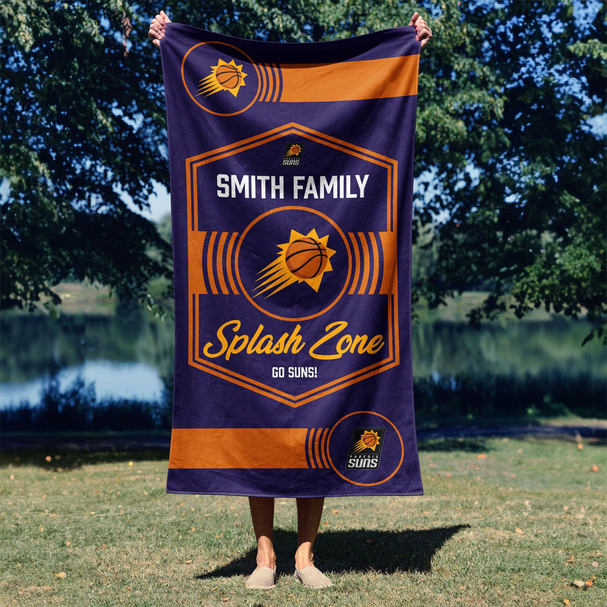 NBA Phoenix Suns Dominion Personalized Beach Towel 3060 Inches