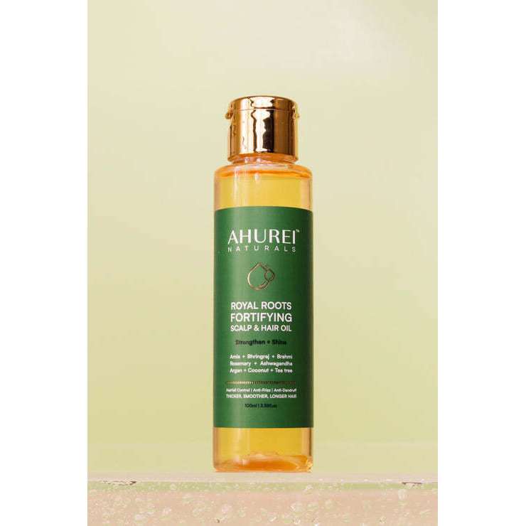 Ahurei Naturals Royal Roots Fortifying Scalp & Hair Oil - 100 Ml