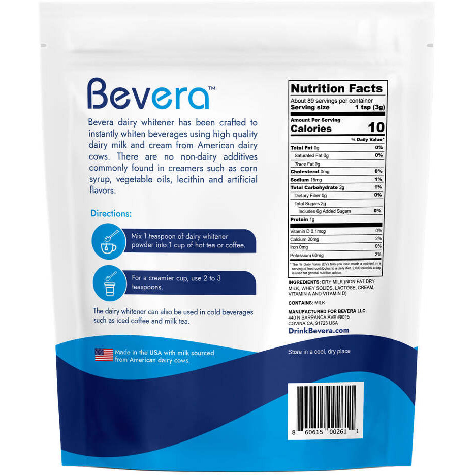 Bevera Dairy Whitener - Made from American Milk