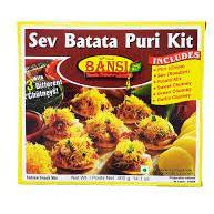 Pack of 2 - Bansi Sev Batata Puri Kit 400 gm (400 Grams Each)