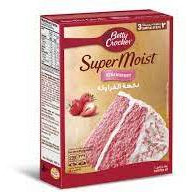 Betty Crocker Super Moist Straberry Cake Mix, 15.25 oz, 2 pk