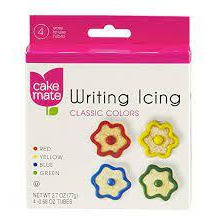 Cake Mate Writing Icing Classic Colors, 4 ct (Pack of 3)