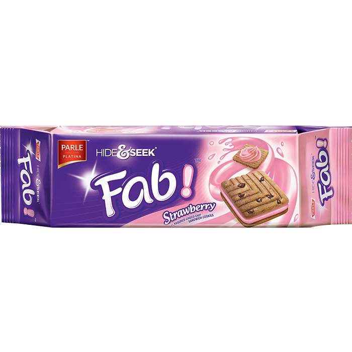 Parle Hide & Seek Fab Straberry - 112 Gm (3.98 Oz)