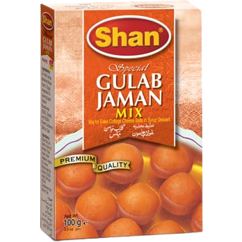Case of 12 - Shan Gulab Jamun Mix - 100 Gm (3.5 Oz)