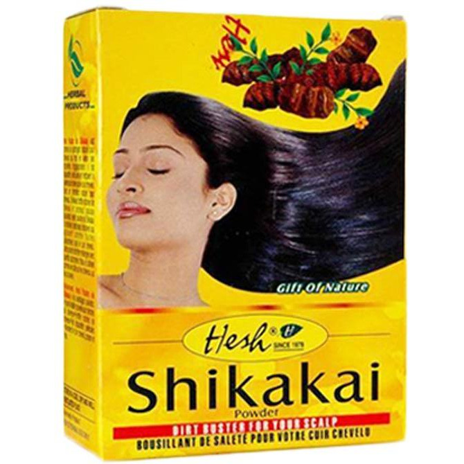 Case of 24 - Hesh Herbal Shikakai Powder - 100 Gm (3.5 Oz)