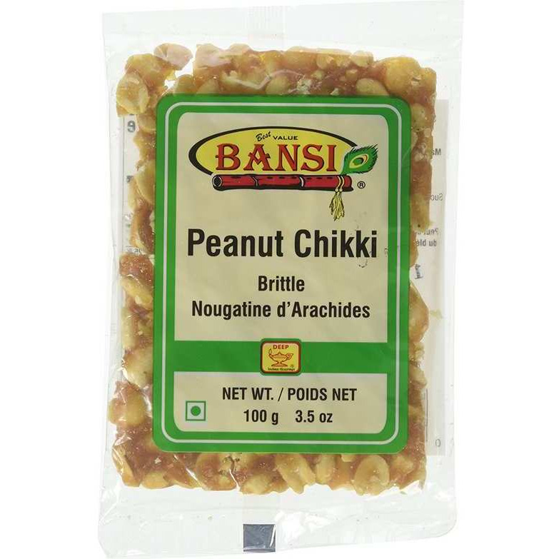 Bansi Peanut Chikki - 3.5 Oz (100 Gm)