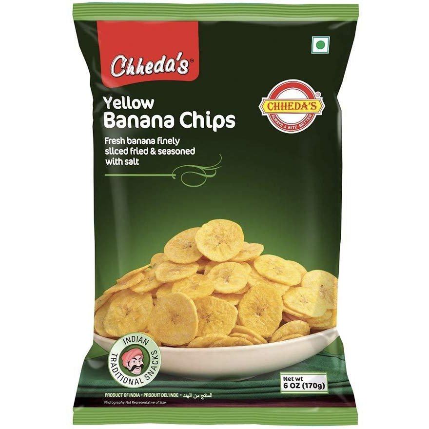 Case of 20 - Chheda's Yellow Banana Chips - 400 Gm (14 Oz)