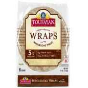 Toufayan Wraps Whole Wheat - 11 Oz