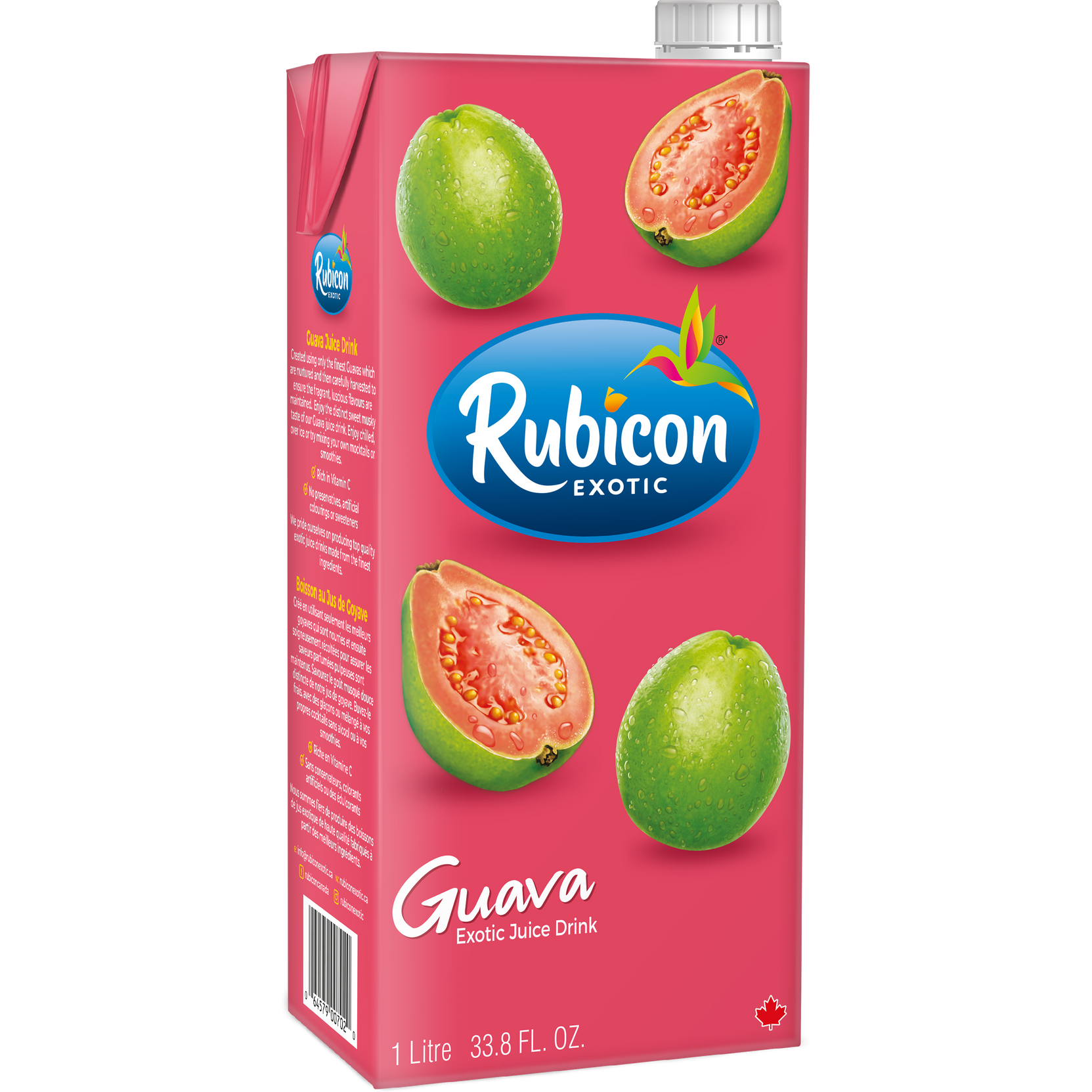Case of 12 - Rubicon Guava Juice - 1 L (33.8 Fl Oz)