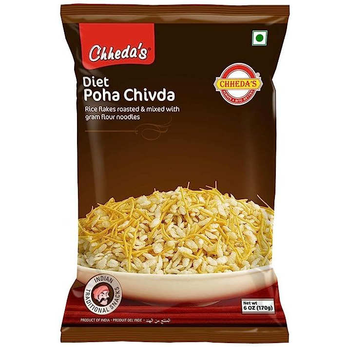 Case of 30 - Chheda's Diet Poha Chivda - 170 Gm (6 Oz)
