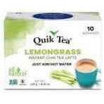 Quick Tea Unsweetened Lemon Grass Chai - 10 Count