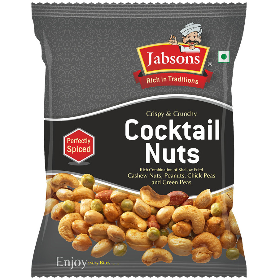 Case of 24 - Jabsons Cocktail Nuts - 120 Gm (4.2 Oz)