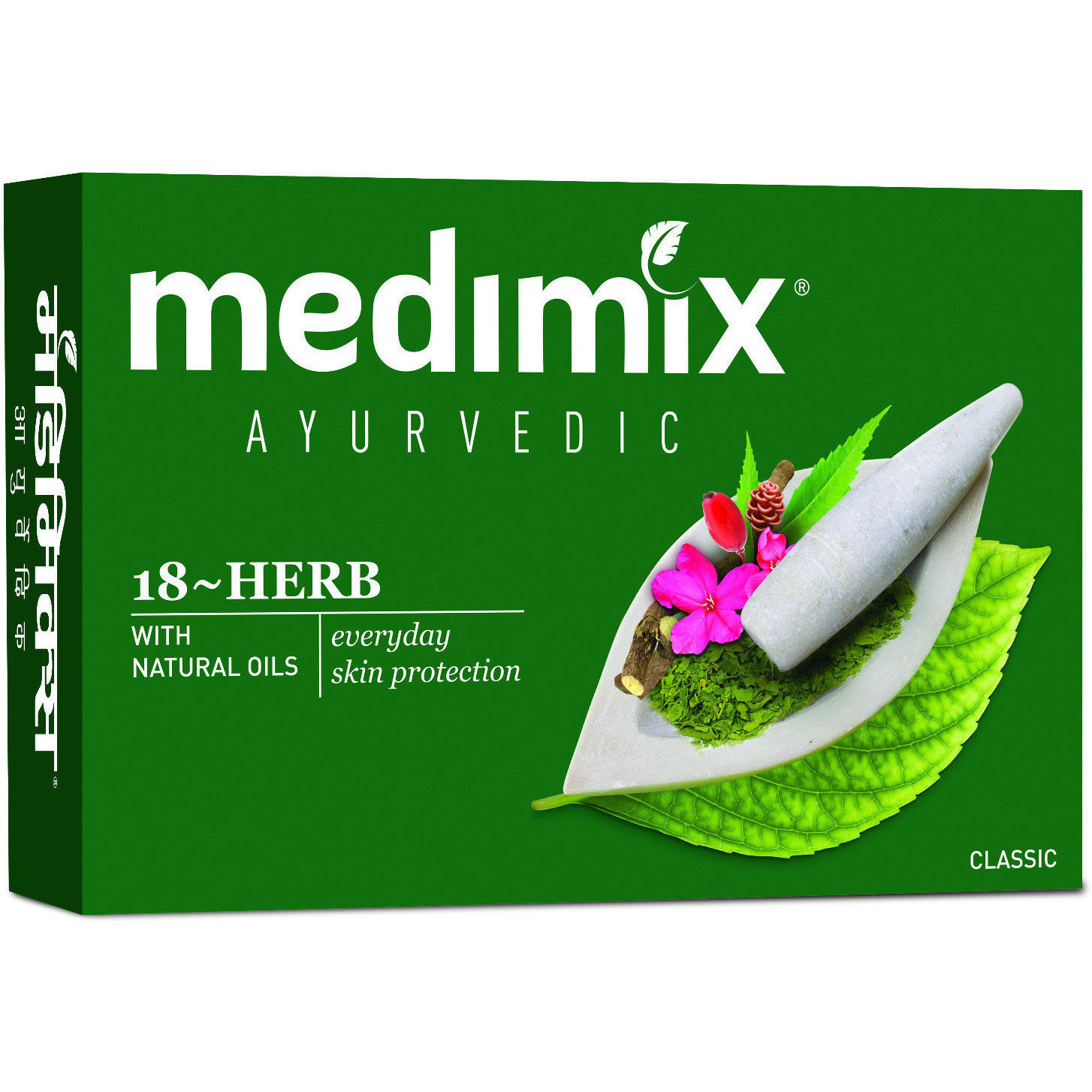 Case of 20 - Medimix Ayurvedic 18 Herb Soap - 125 Gm (4.4 Oz)