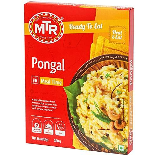 Case of 20 - Mtr Ready To Eat Pongal - 300 Gm (10.5 Oz)