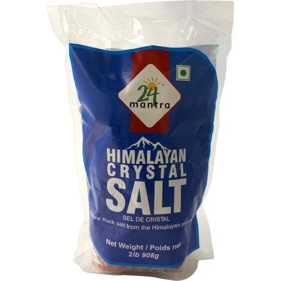 Case of 12 - 24 Mantra Organic Himalayan Crystal Salt - 2 Lb (908 Gm)