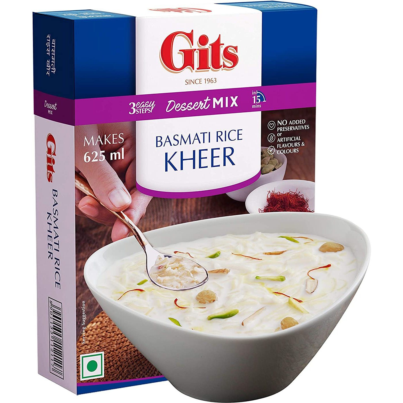 Case of 60 - Gits Basmati Rice Kheer Mix - 100 Gm (3.5 Oz)