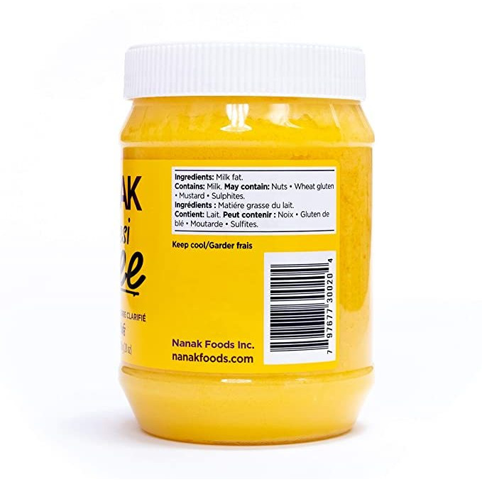 Nanak Desi Ghee Clarified Butter - 800 Gm (1.76 Lb)