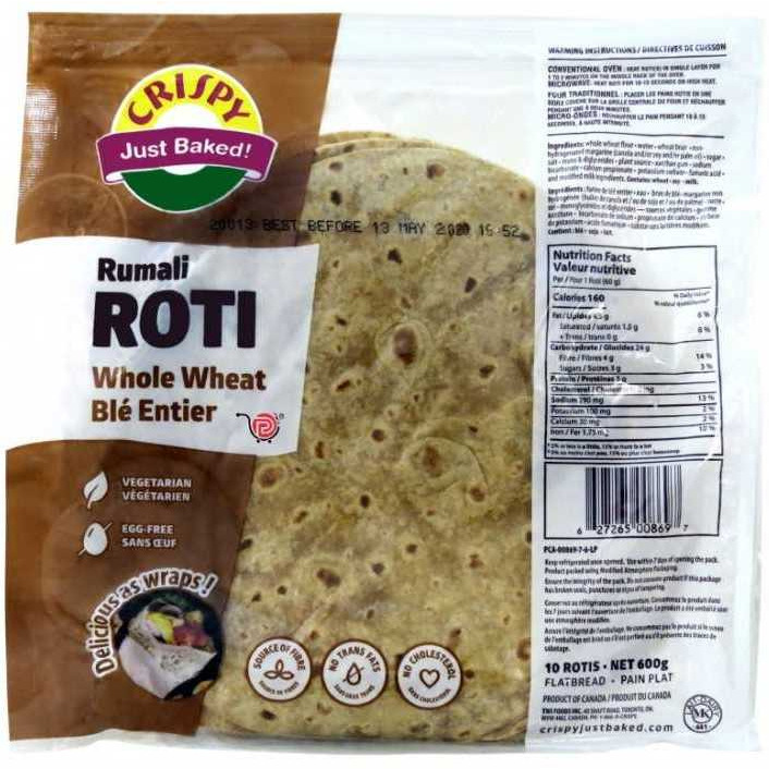 Crispy Rumali Roti Whole Wheat - 600 Gm (1.3 Lb)