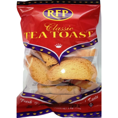 Case of 18 - Rfp Whole Wheat Tea Toast - 200 Gm (7 Oz)