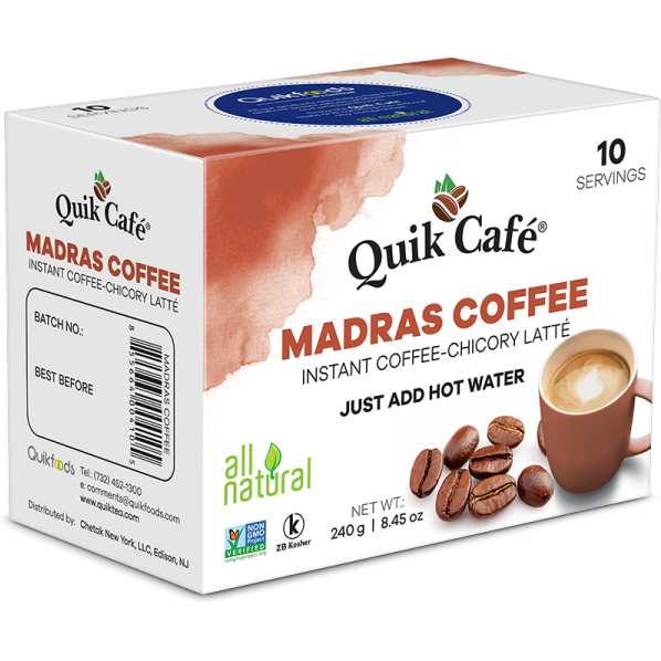 Quik Cafe Madras Coffee - 240 Gm (8.5 Oz)