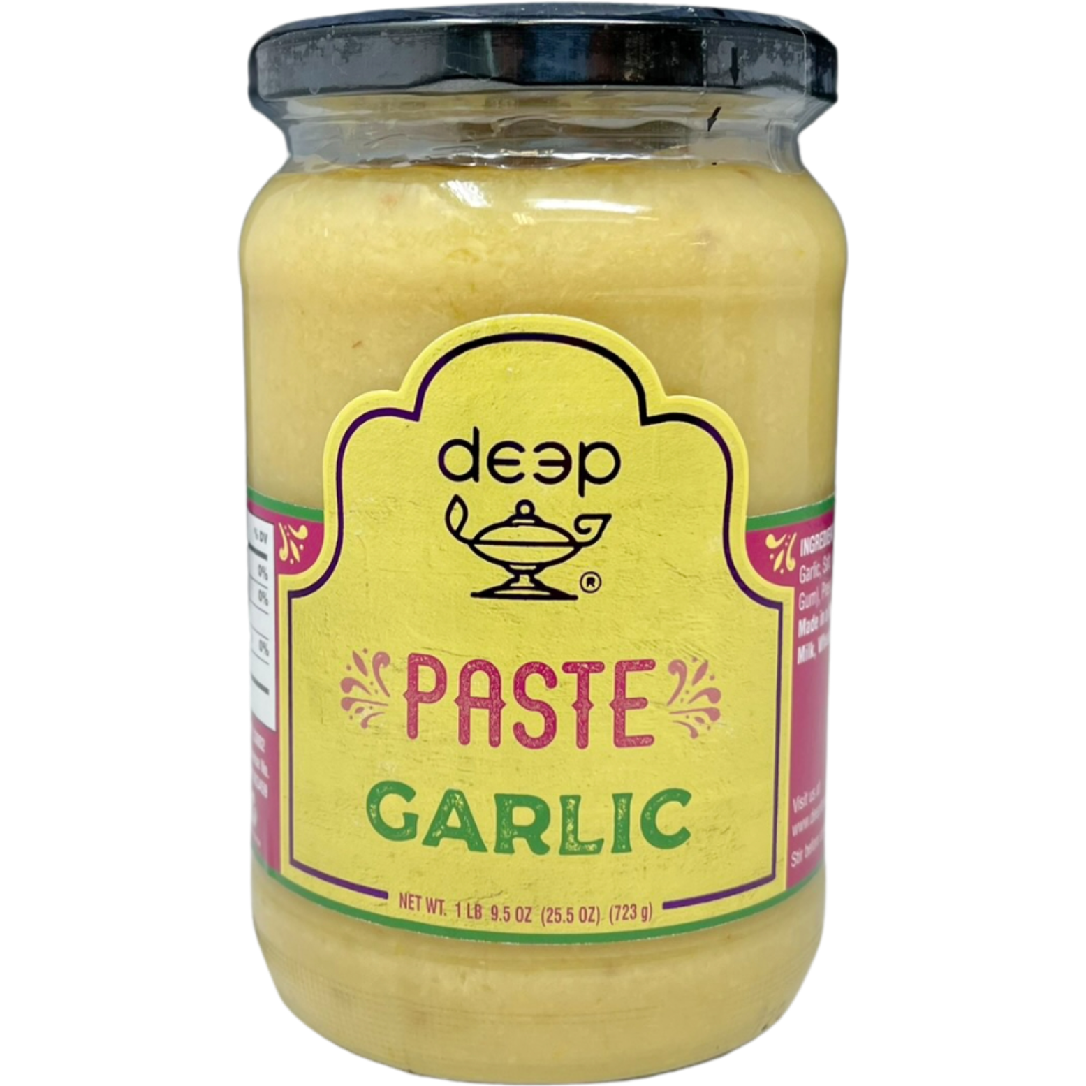 Case of 12 - Deep Garlic Paste - 25.5 Oz (723 Gm)