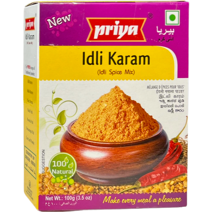 Case of 12 - Priya Idli Karam Powder - 100 Gm (3.5 Oz)