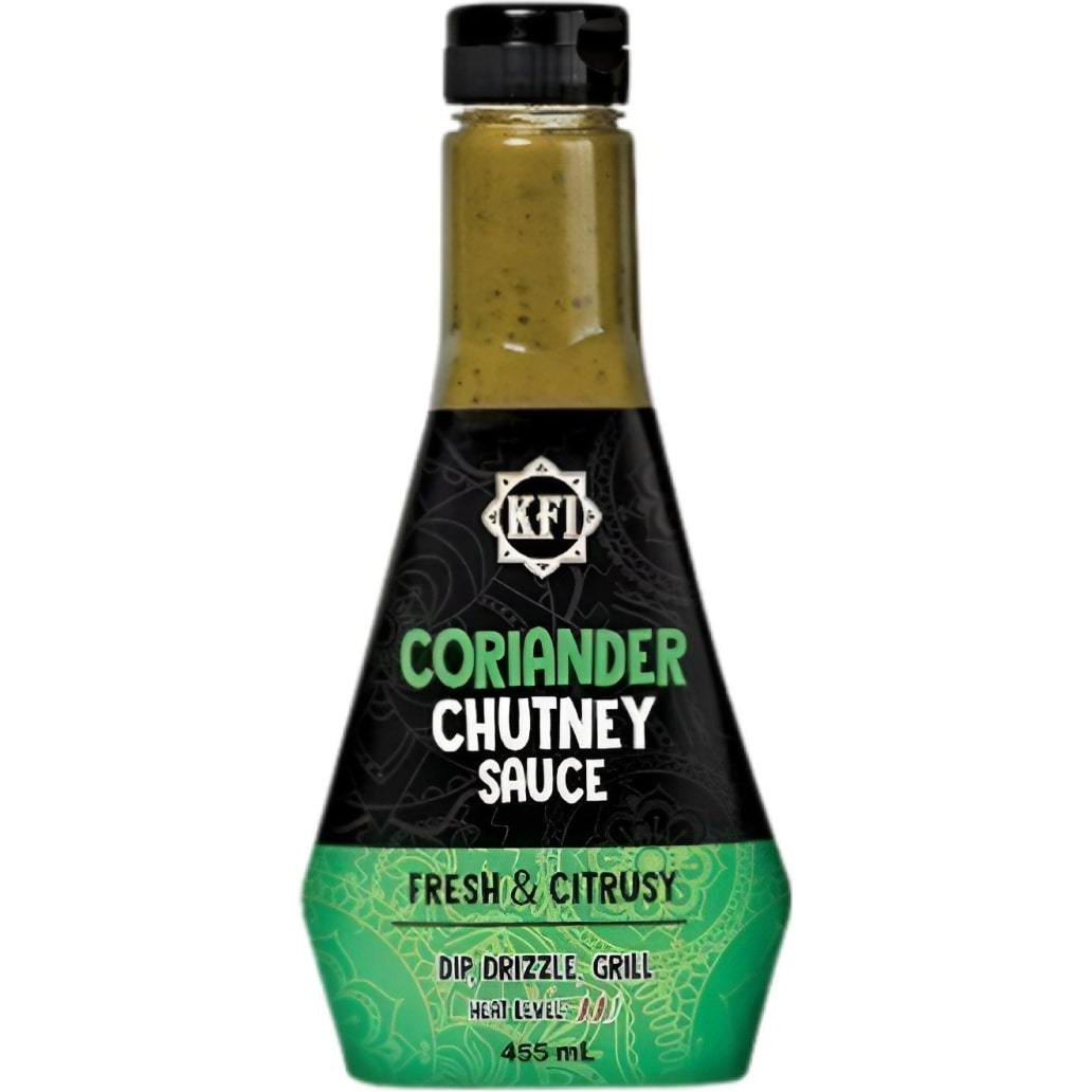 KFI Fresh & Citrusy Coriander Chutney - 455 Ml (15.4 Oz)