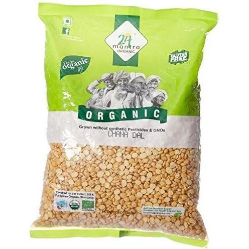 24 Mantra Organic Chana Dal - 4 Lb (1.82 Kg)