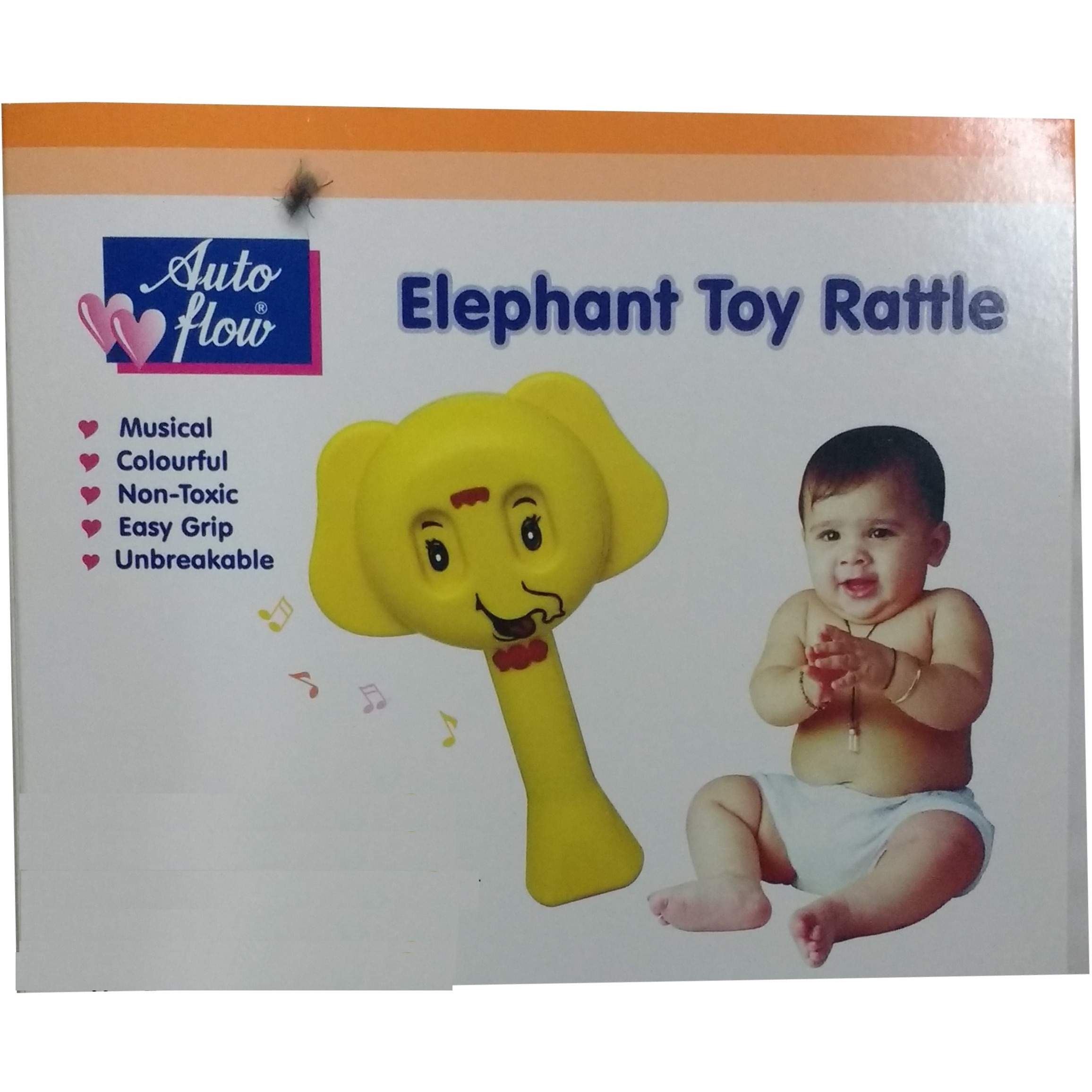 Auto Flow Rattle Toy- Elephant Toy - BT25 Combo Pink