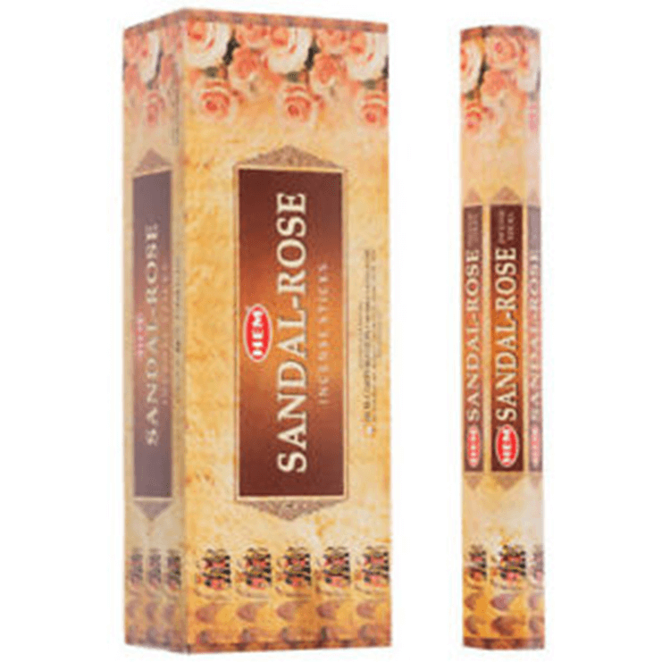 Hem Sandal Rose (120 Incense Sticks)