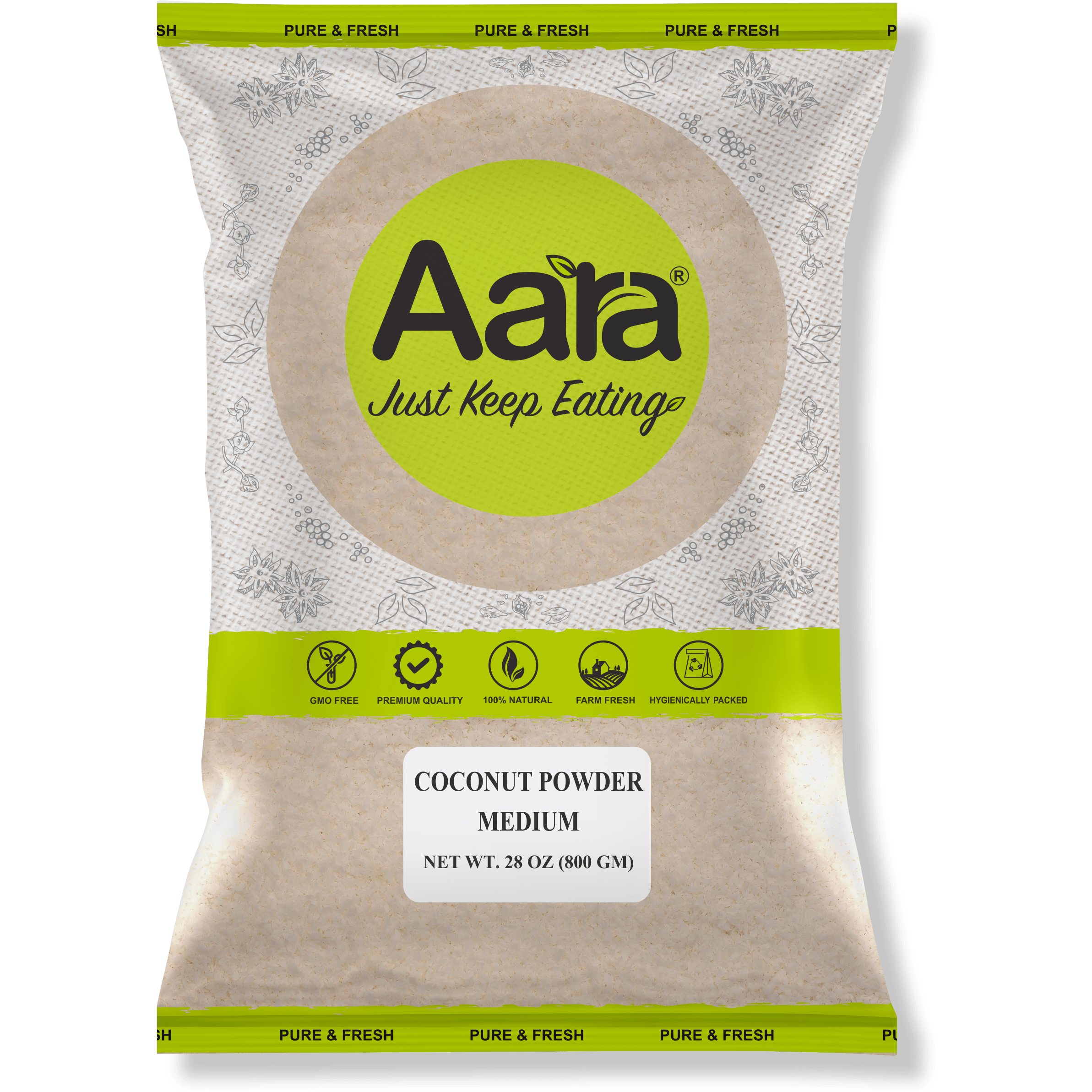 Aara Coconut Powder Medium - 28 oz