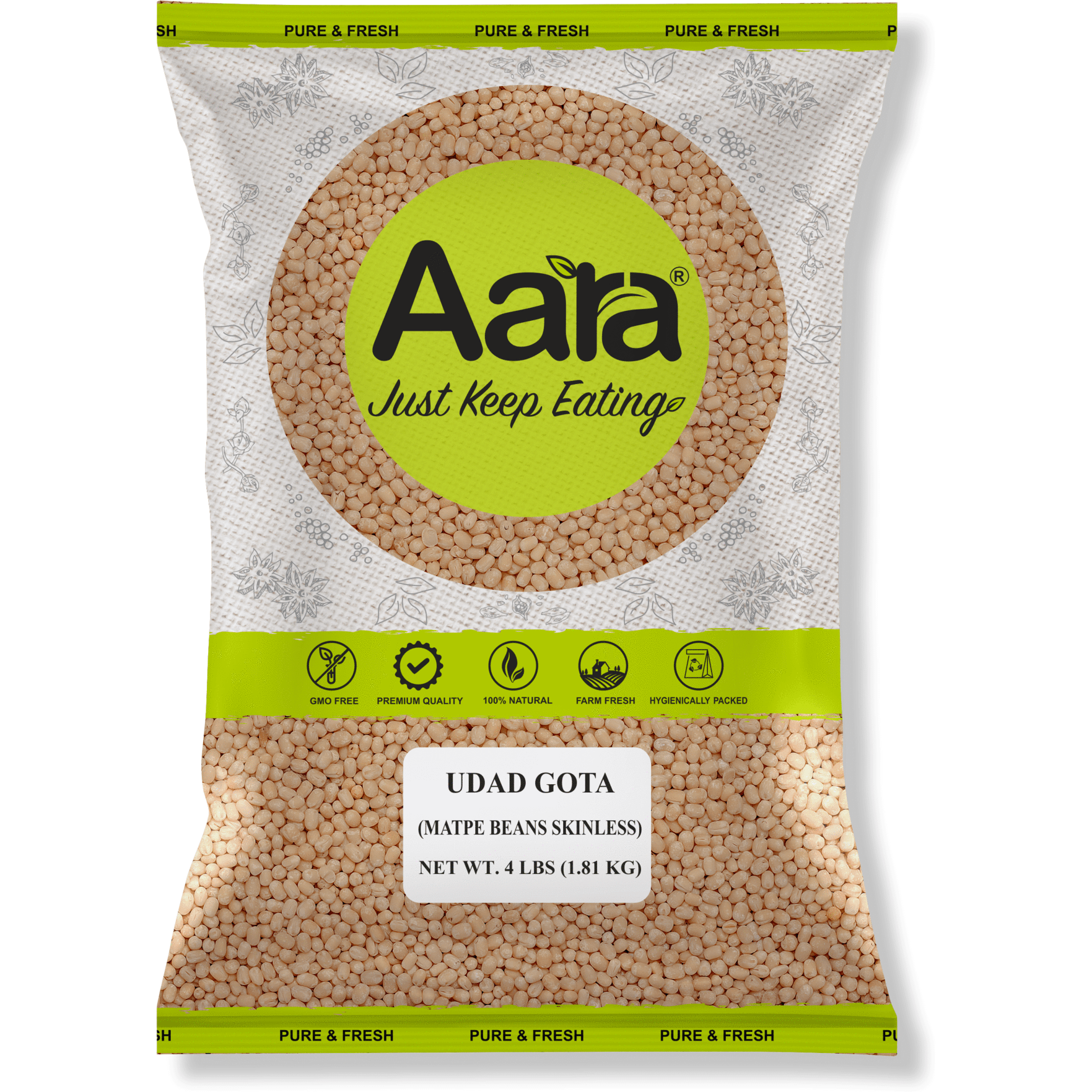 Aara Udad Gota (Matpe Beans) - 2 lb