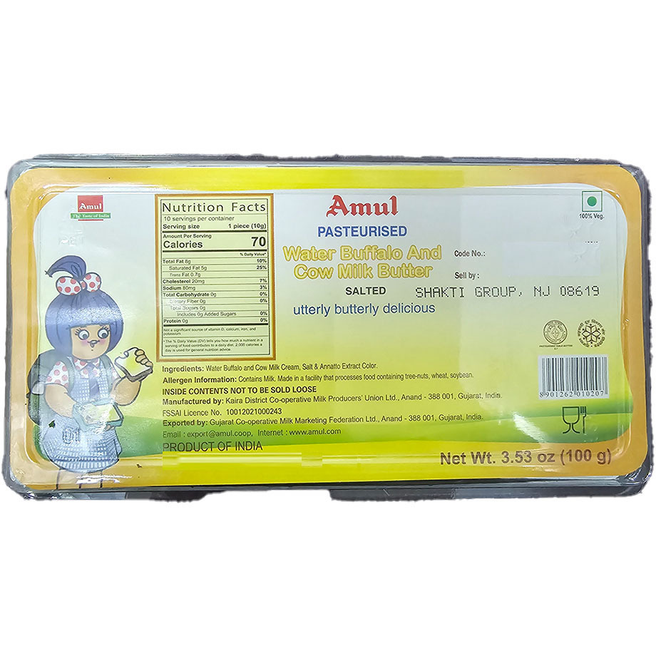 Amul Butter Blister Pack (10gm x 10pcs)