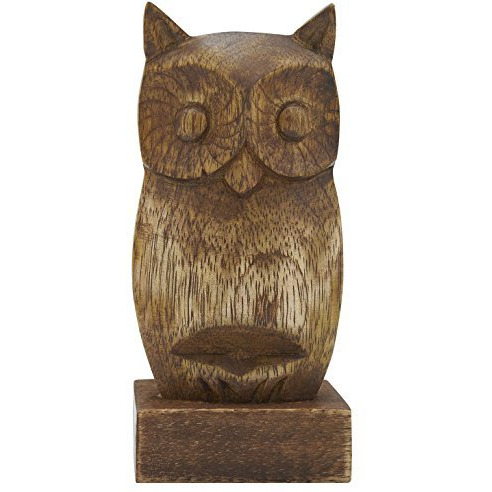 Winmaarc Wooden Owl Eyeglass Spectacle Holder Handmade Stand for Office Desk