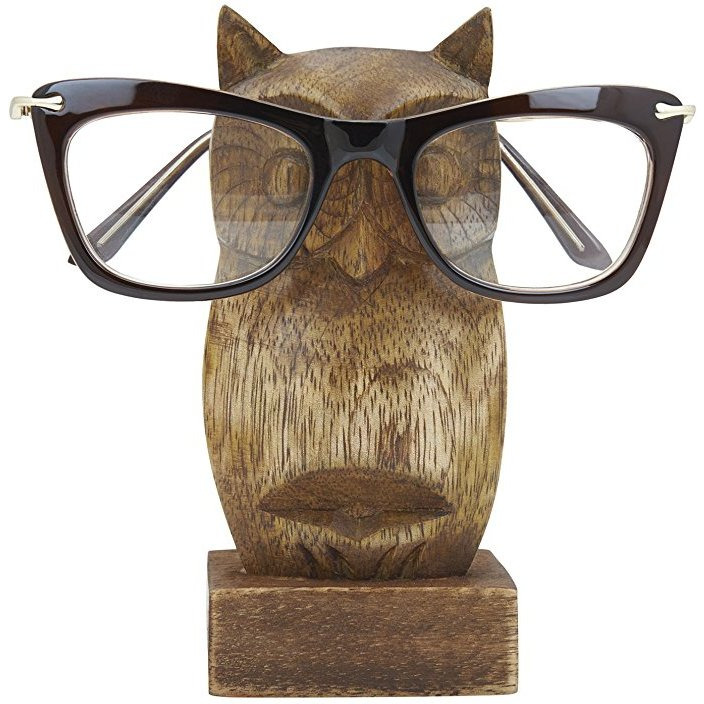 Wooden Glasses Holder Cat