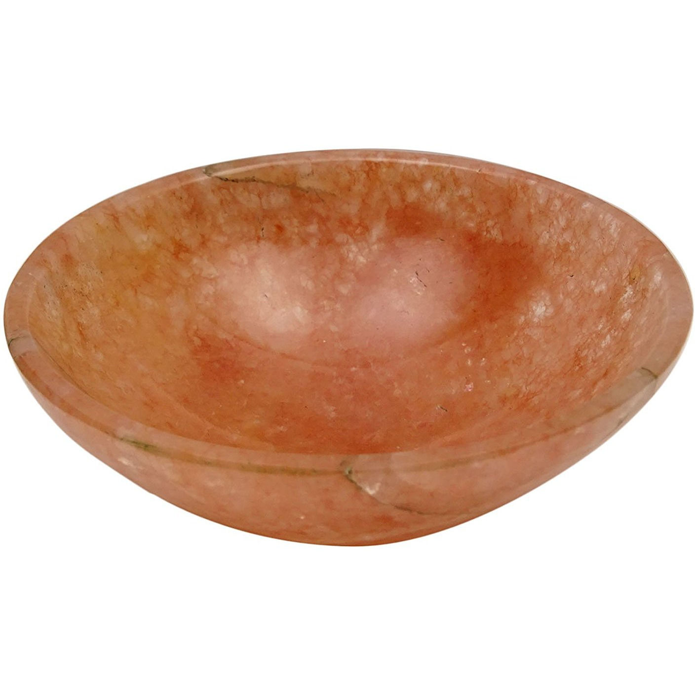 Winmaarc Hand Carved Bowl Reiki Healing Crystal Quartz Stone Energy Generator