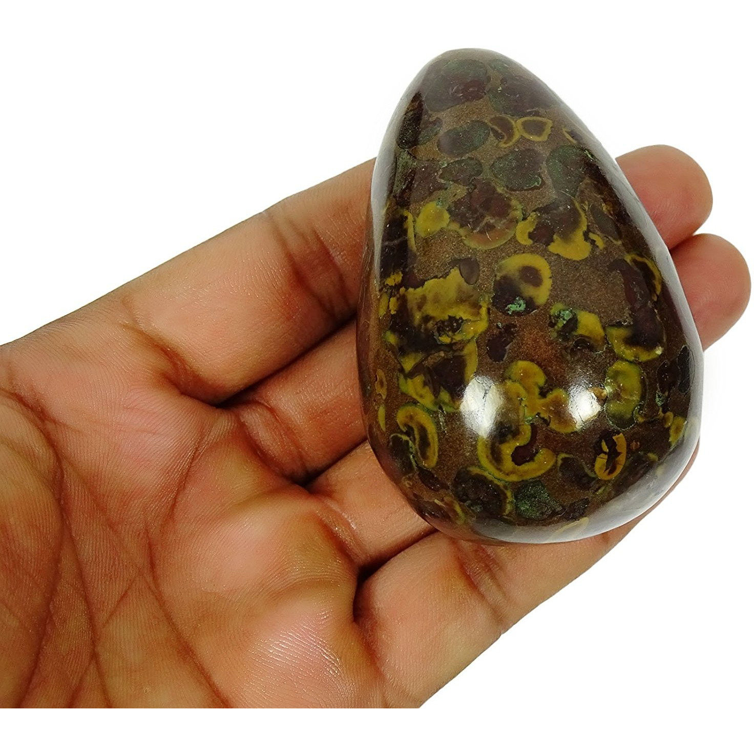 Winmaarc Decorative Paperweight Table D??cor Oval Shape Egg Stone