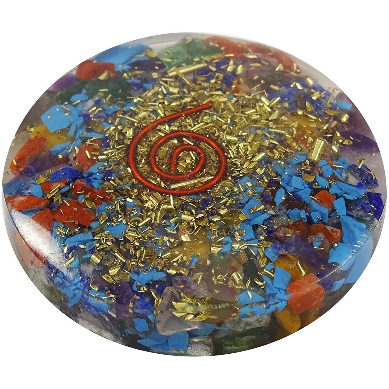 Winmaarc Crystal Symbol Disc Reiki Healing Orgone Spiritual Healing