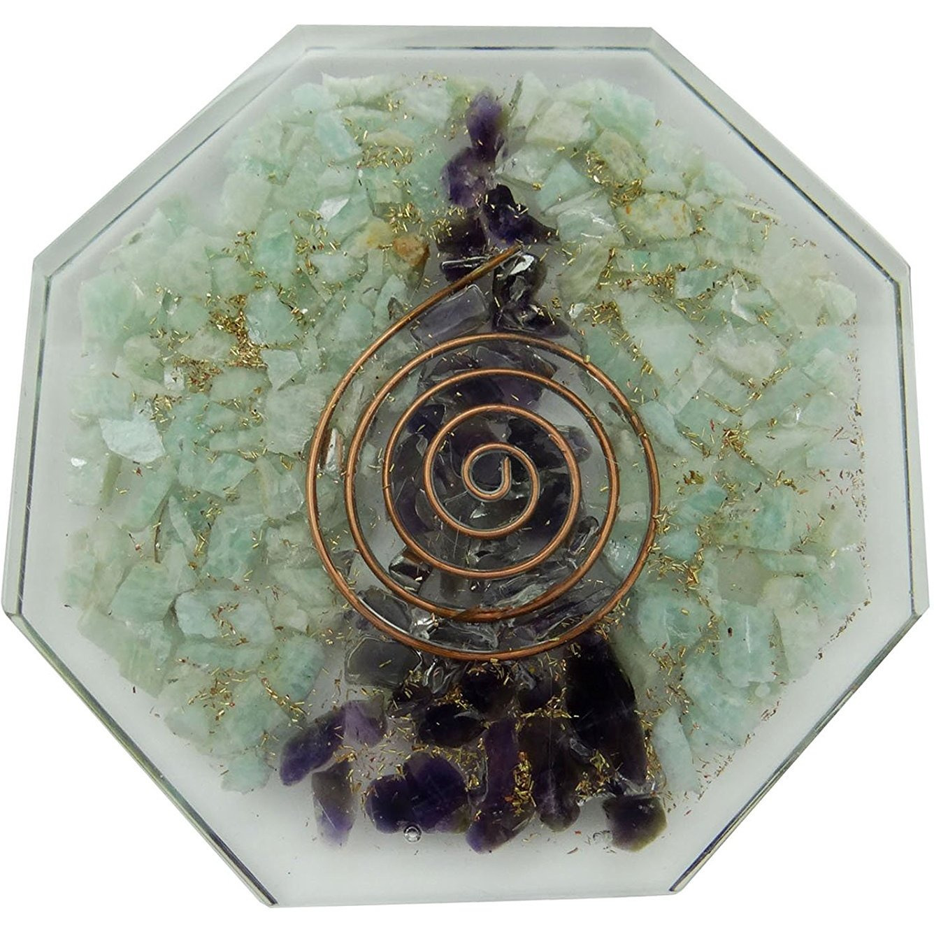 Winmaarc Reiki Healing Crystal Symbol Disc Orgone Octagon Spiritual Healing