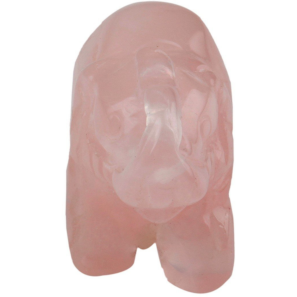 Winmaarc Healing Crystal Guardian Rose Quartz Elephant Pocket Stone Figurines Carved Gemstone 1