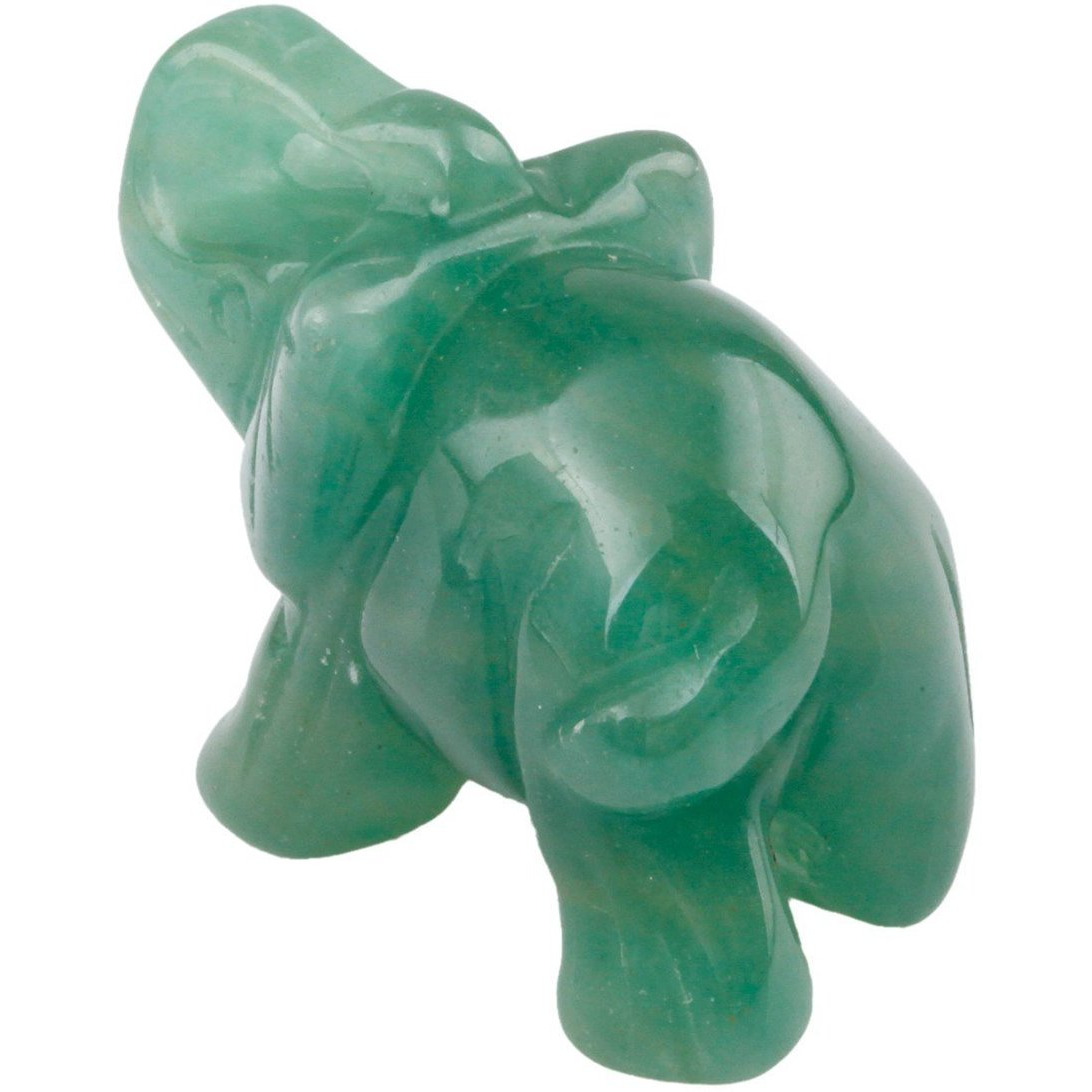 Winmaarc Healing Crystal Guardian Green Aventurine Elephant Pocket Stone Figurines Carved Gemstone 2