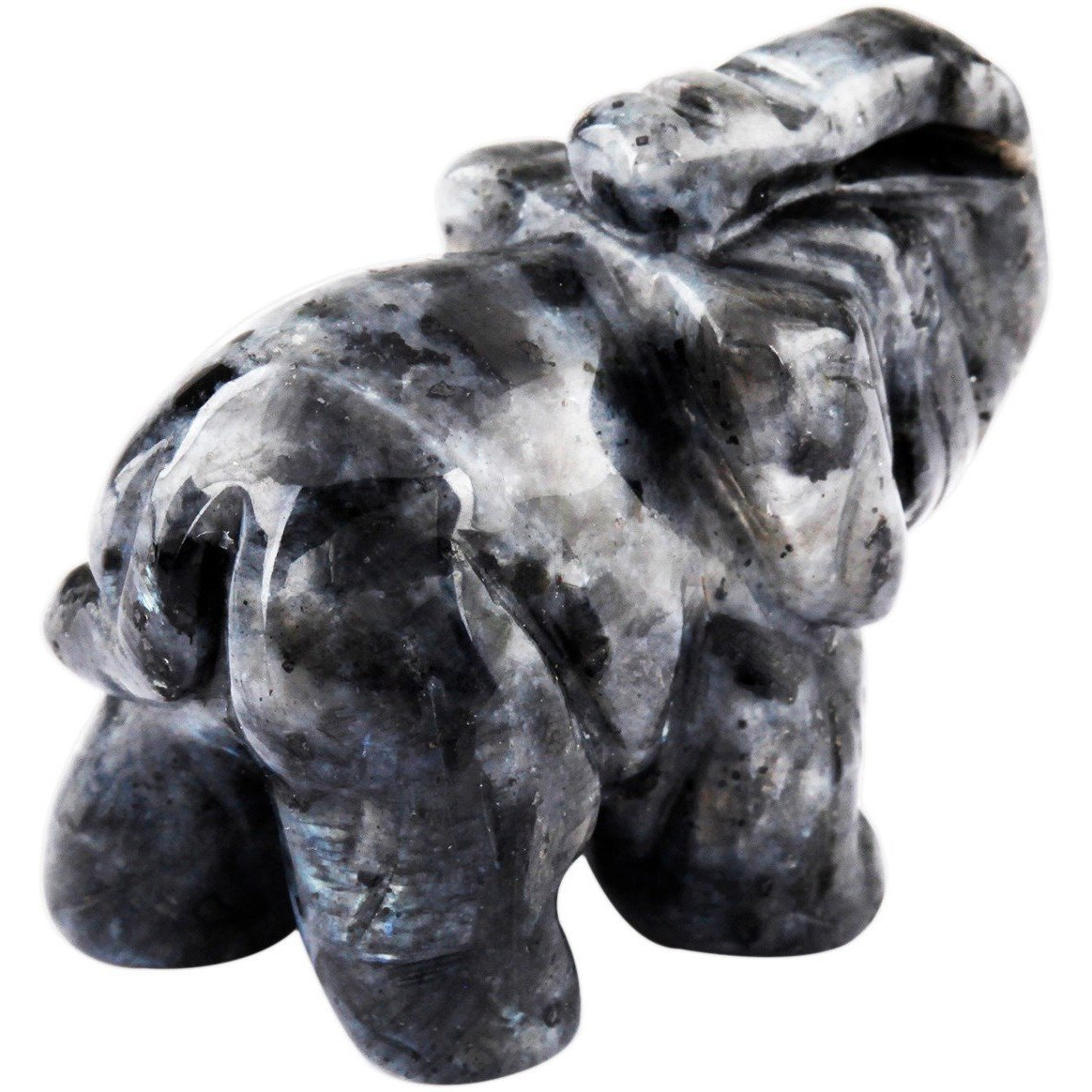 Winmaarc Healing Crystal Guardian Labradorite Elephant Pocket Stone Figurines Carved Gemstone 3