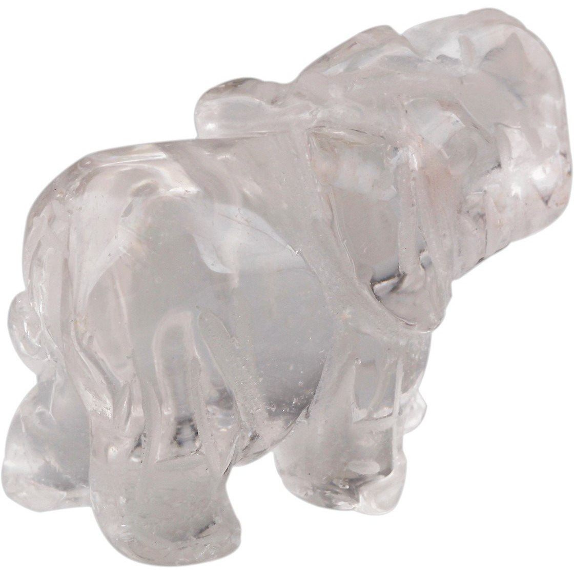 Winmaarc Healing Crystal Guardian Rock Quartz Elephant Pocket Stone Figurines Carved Gemstone 3