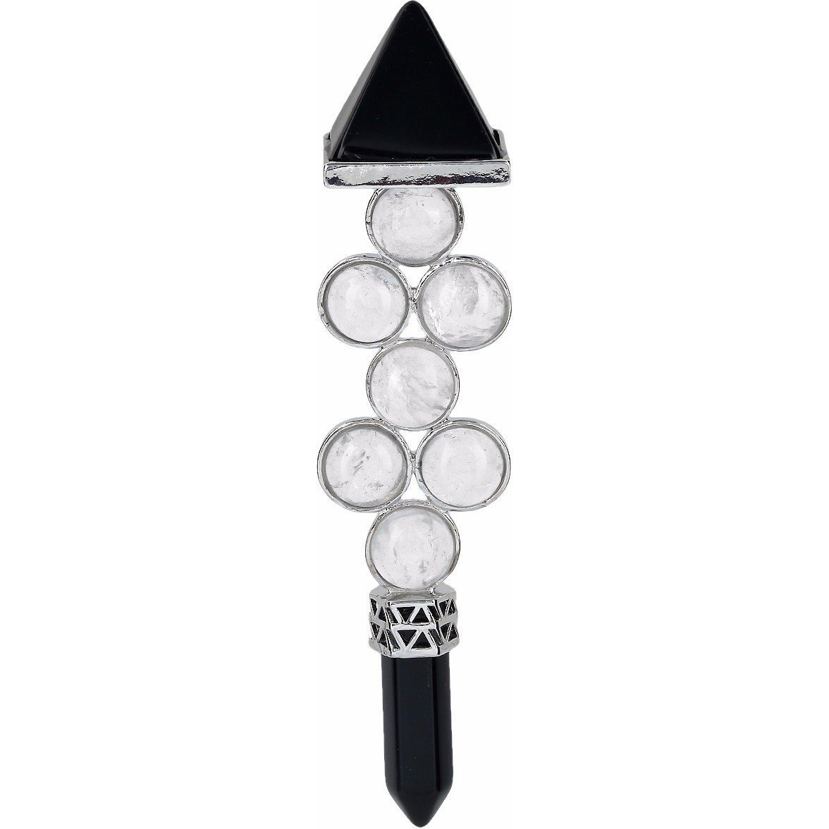 Winmaarc 7 Chakra Beads Reiki Pyramid Wand Stick Point for Balancing Energy,Meditation,Crystal Healing