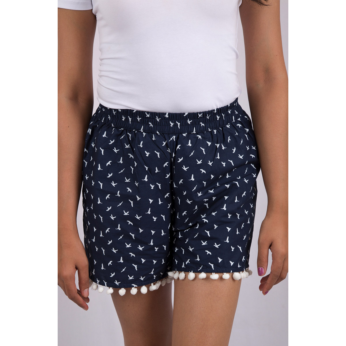 Pink Flamingo Clothing Pom Pom Shorts L (Size: Large)