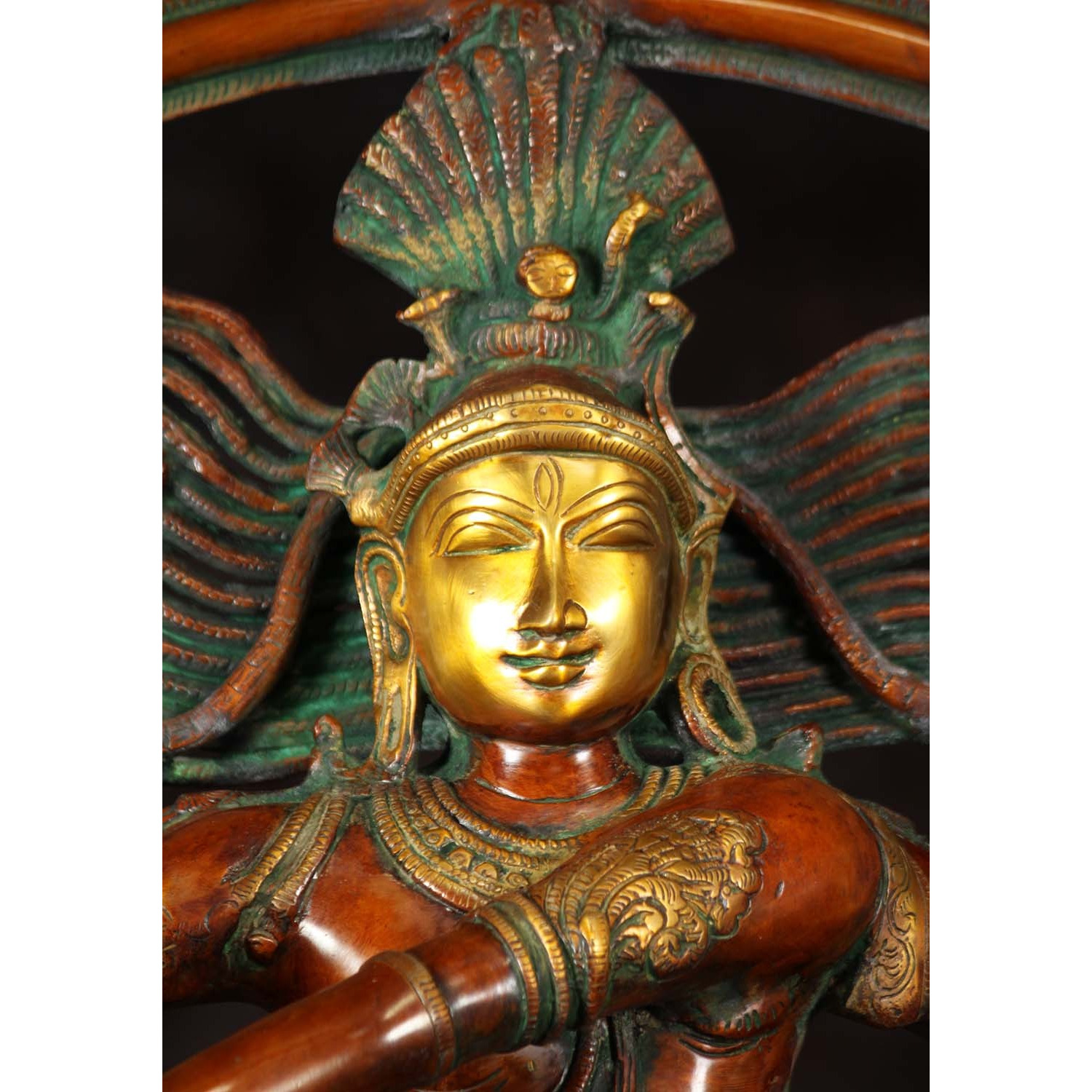 Brass Graceful Dancing Nataraja Statue 41 Inches