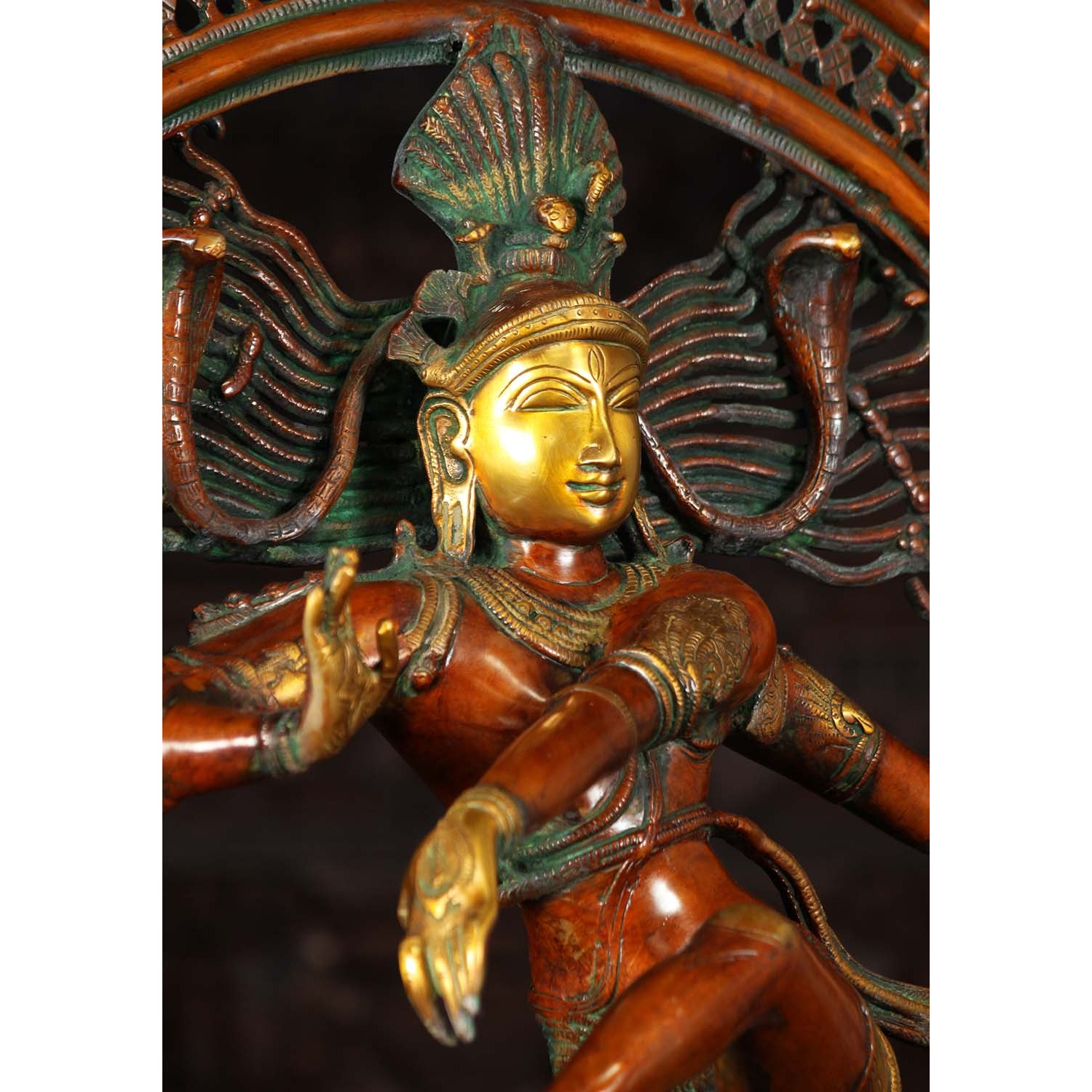 Brass Graceful Dancing Nataraja Statue 41 Inches