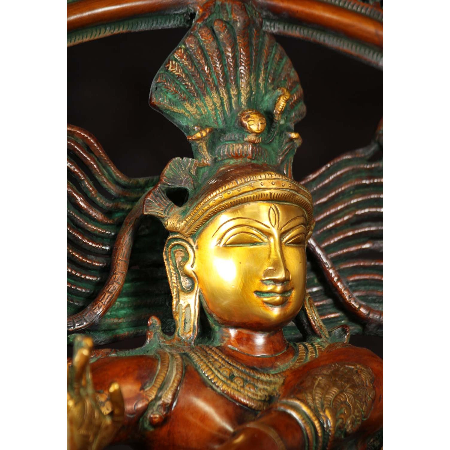 Brass Graceful Dancing Nataraja Statue 41 Inches