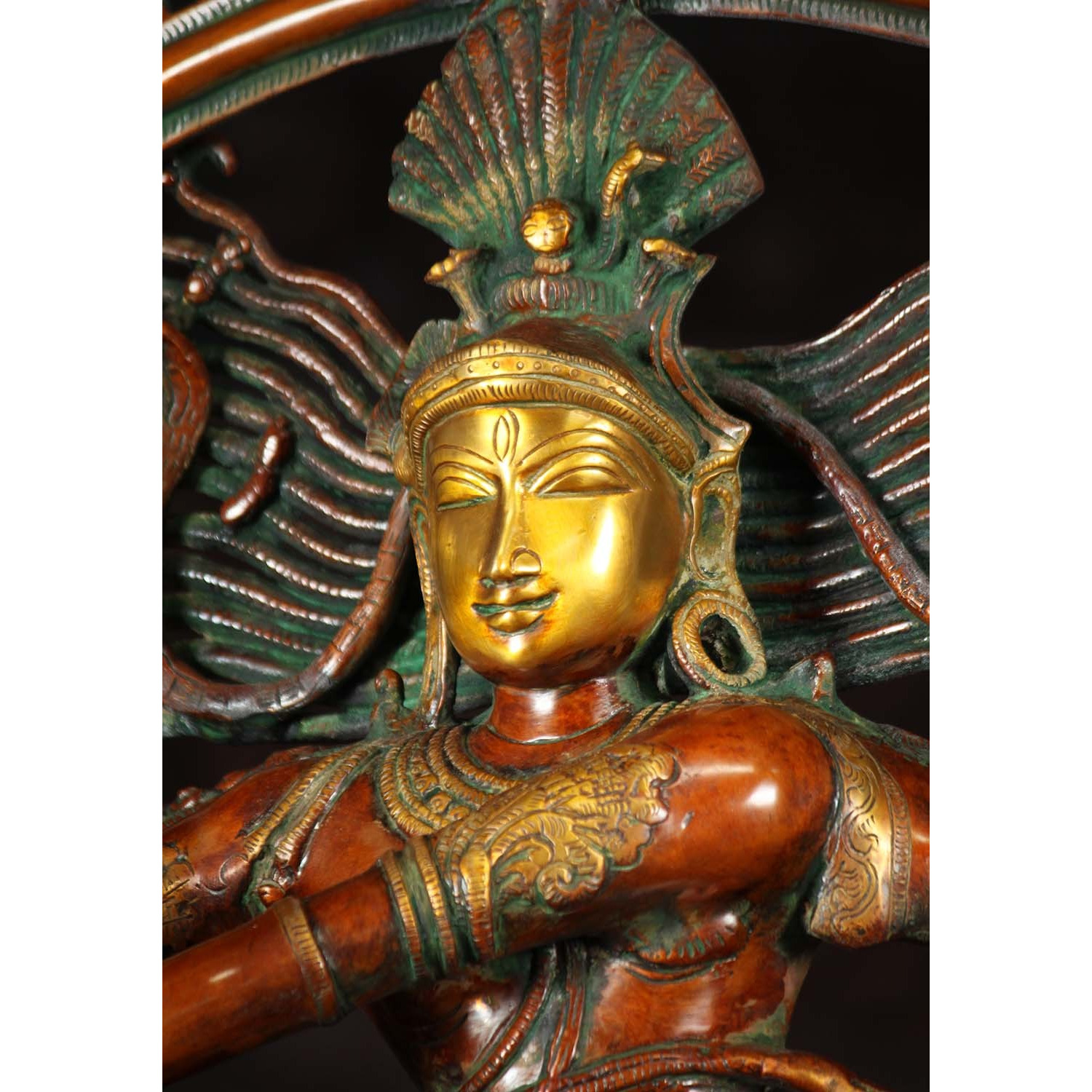 Brass Graceful Dancing Nataraja Statue 41 Inches