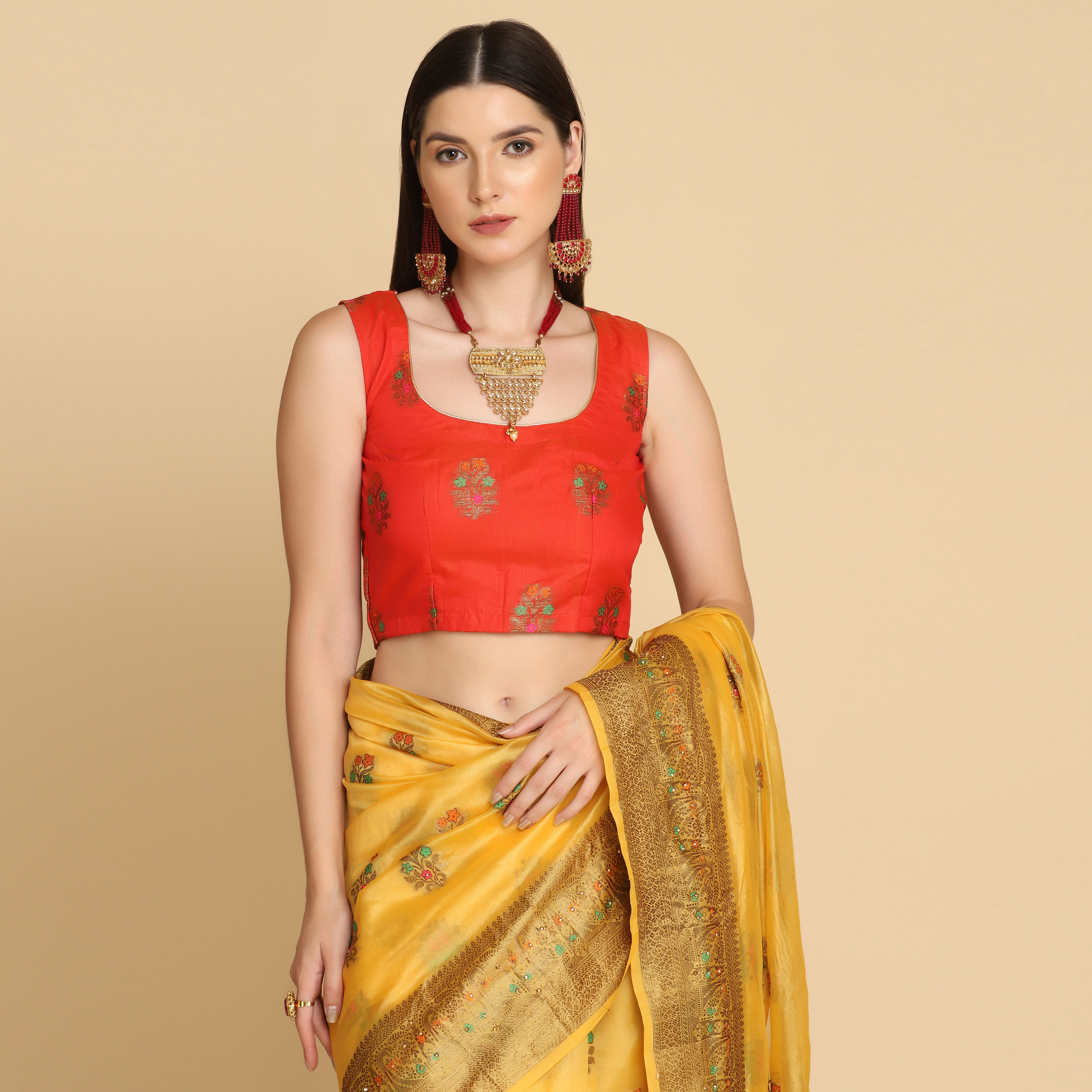 Asisa Natasha Organza Silk With Stone Work Saree